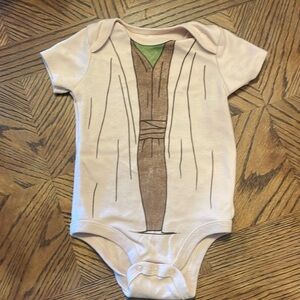 Star Wars yoda onesie